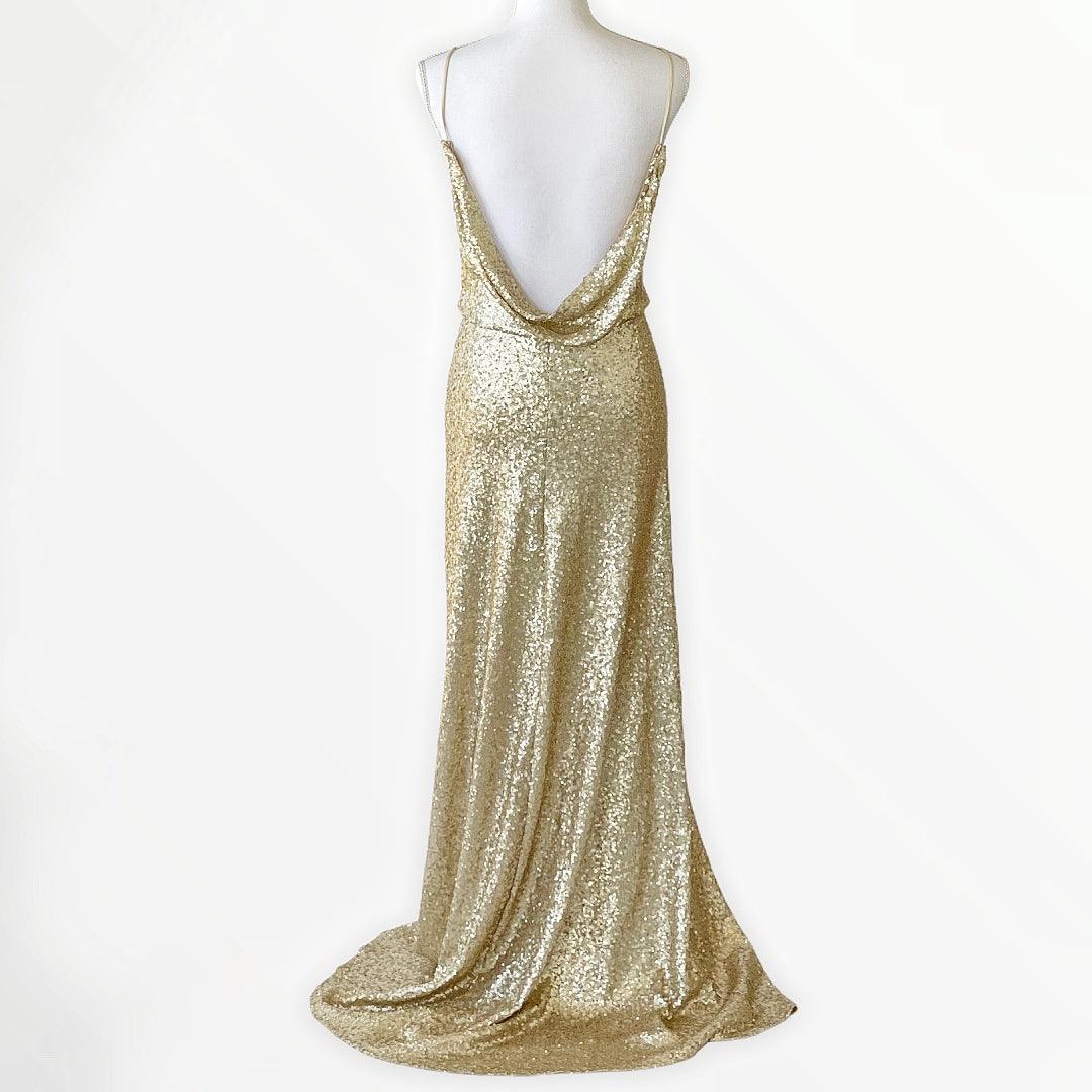 Jules Sequin Blouson Gown Simply Borrowed Dresses