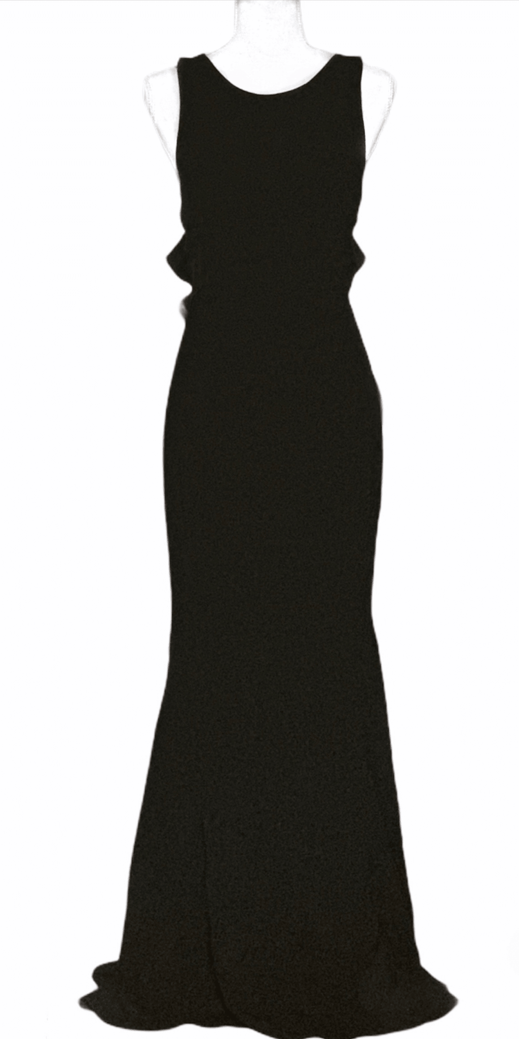 Narcissa Sleeveless Ruffled Evening Gown - Simply Borrowed Dresses