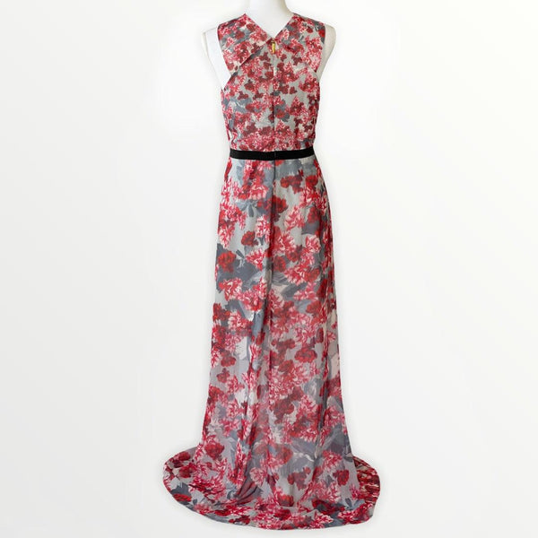 Cross Front Chiffon Maxi Dress - Simply Borrowed Dresses