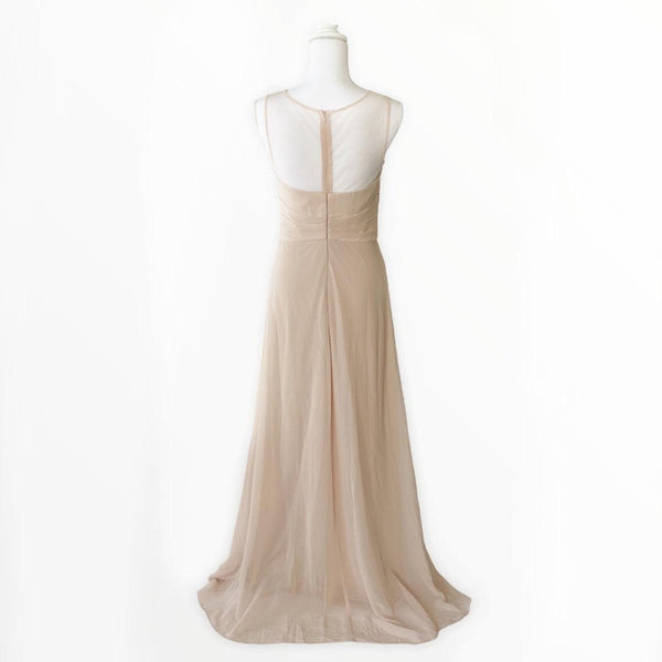 Empire Waist Long Chiffon Gown - Simply Borrowed Dresses