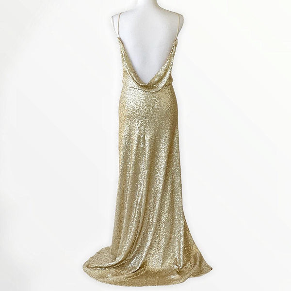 Jules Sequin Blouson Gown - Simply Borrowed Dresses