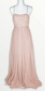Spaghetti Strap Tulle Gown - Simply Borrowed Dresses
