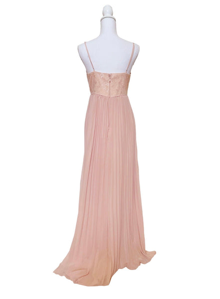 Smitten with You Lace Pleated Maxi - Simply Borrowed Dresses