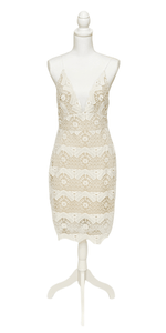 Sway Away White Crochet Lace Dress - Simply Borrowed Dresses