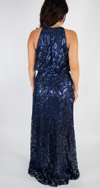 Blouson Sequin Gown - Simply Borrowed Dresses
