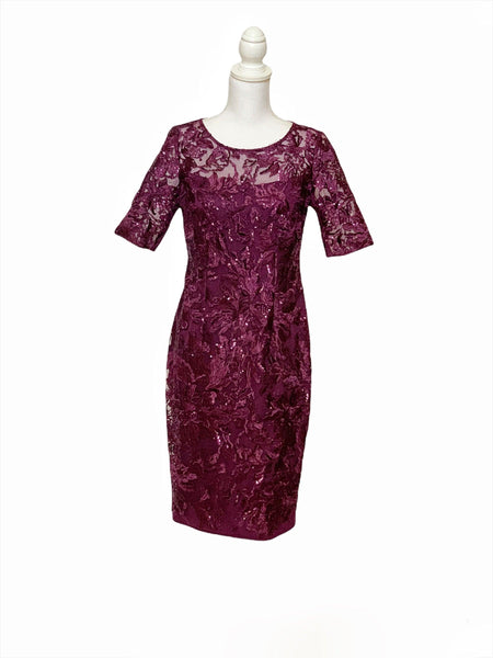 Rosette Shift Dress - Simply Borrowed Dresses