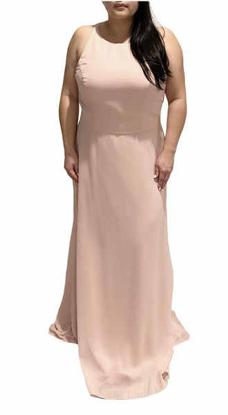 Split-Back Sheer Gown - Simply Borrowed Dresses